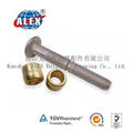 Aço galvanizado 10.9 Grade Huck Bolt com colar